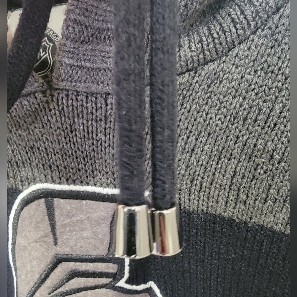 NHL by ILANCO Ottawa Senators Knit Hoodie Black Sens Pullover Sweater Me… - Picture 11 of 16